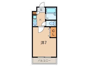 スクエアメゾン鈴蘭台の物件間取画像